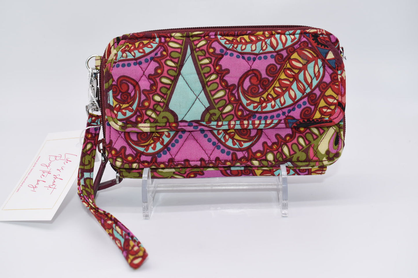 Vera Bradley All-in-One Wristlet Bag in "Resort Medallion" Pattern