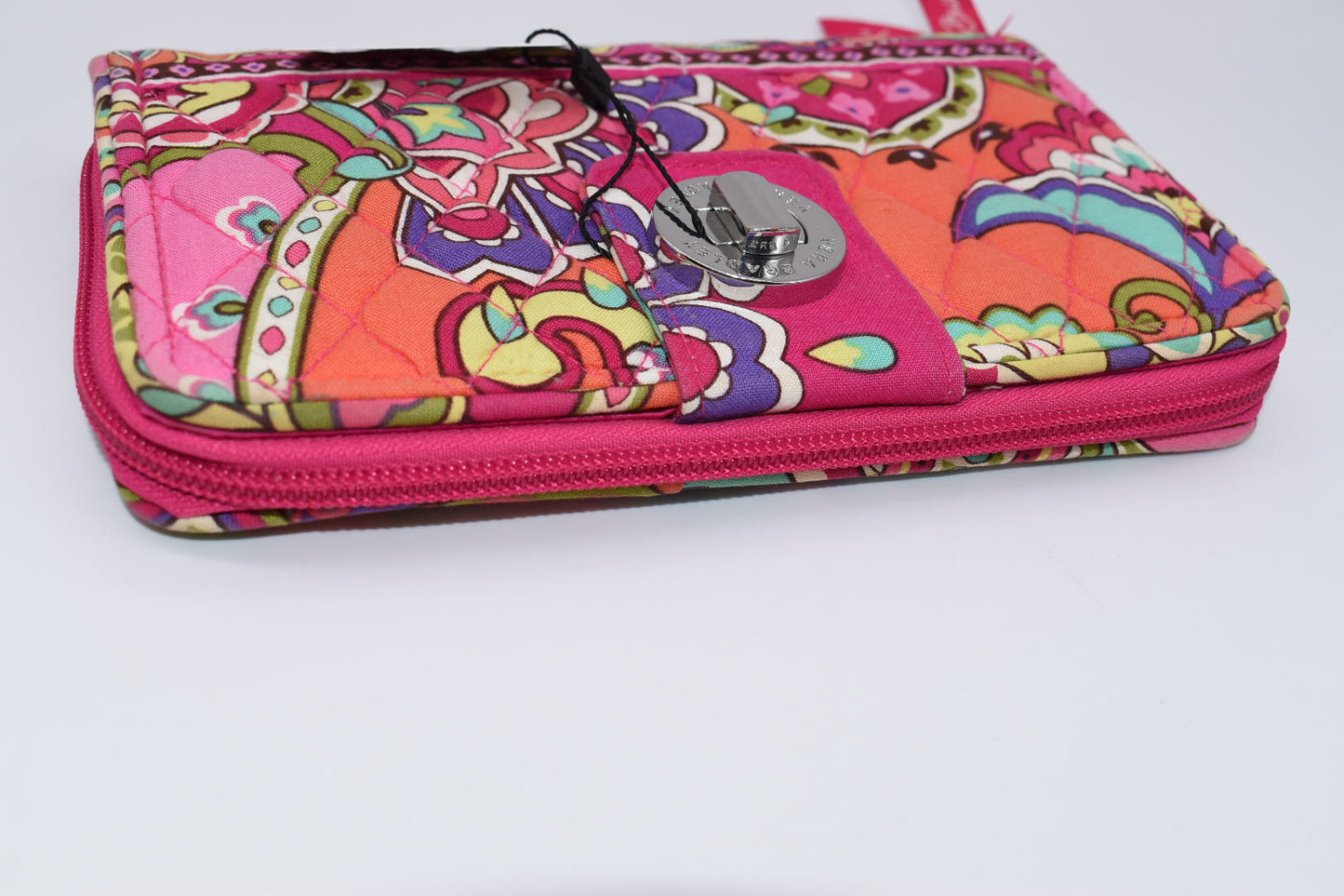 Vera Bradley Turnlock Wallet in "Pink Swirls" Pattern