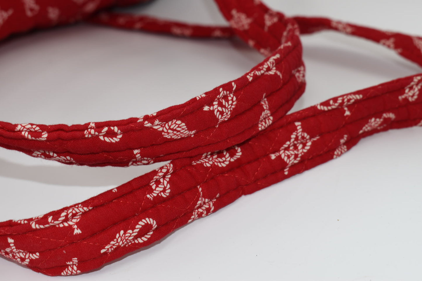 Vera Bradley Medium Duffel Bag in "Regatta Red Knots" Pattern