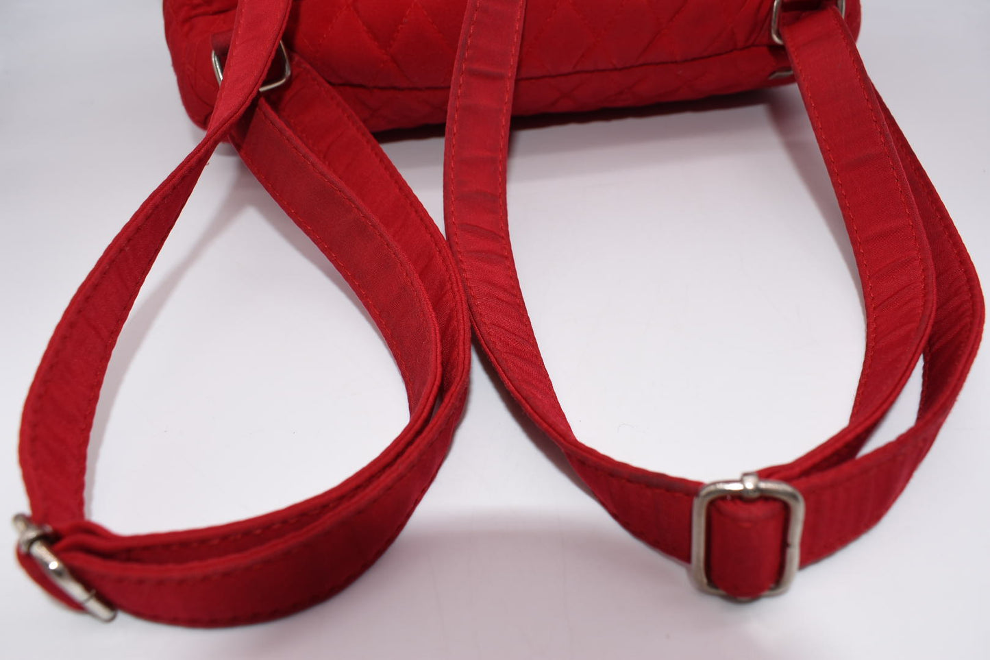 Vera Bradley Small Backpack in Microfiber Red