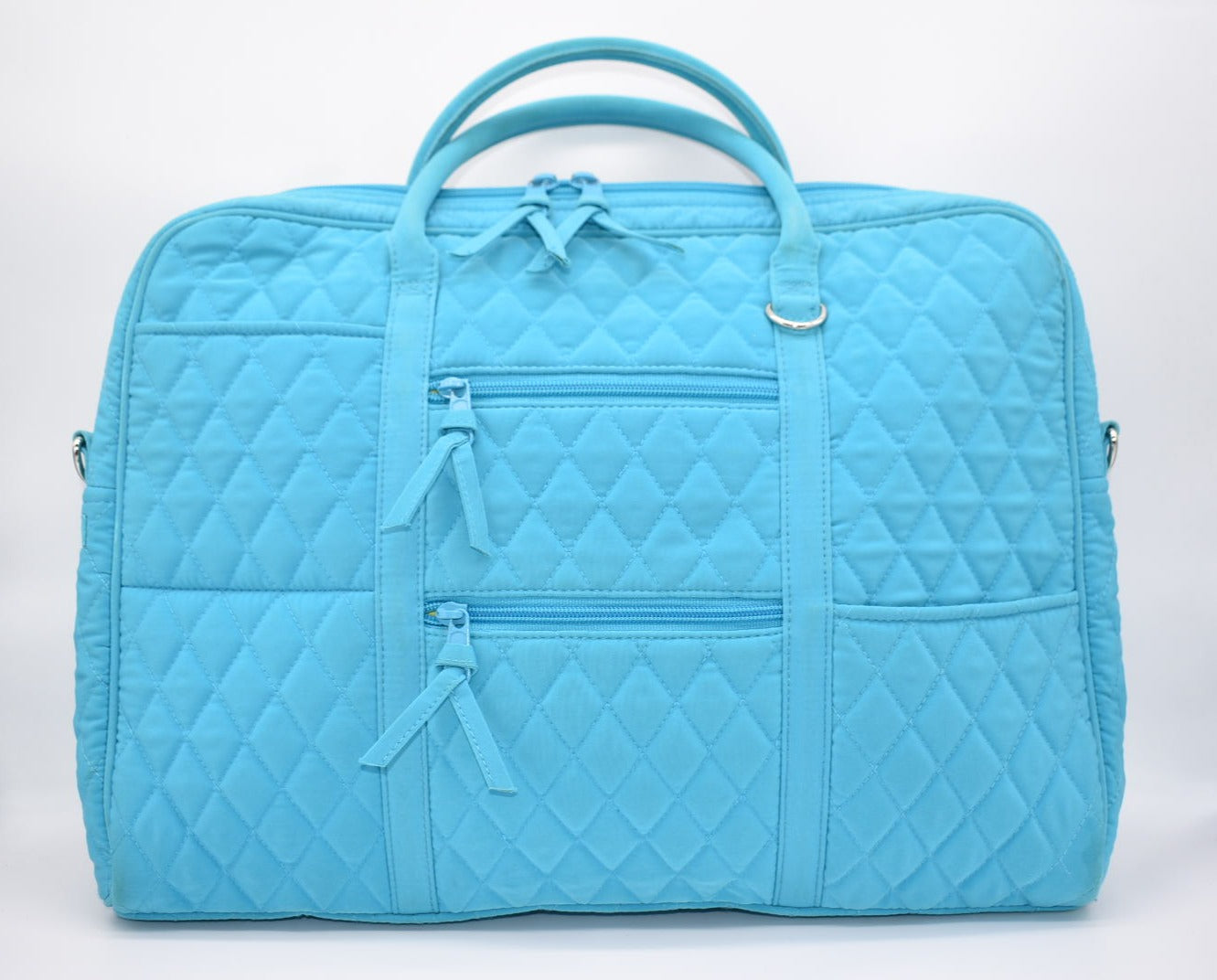 Vera Bradley Laptop Briefcase Bag in Microfiber Blue