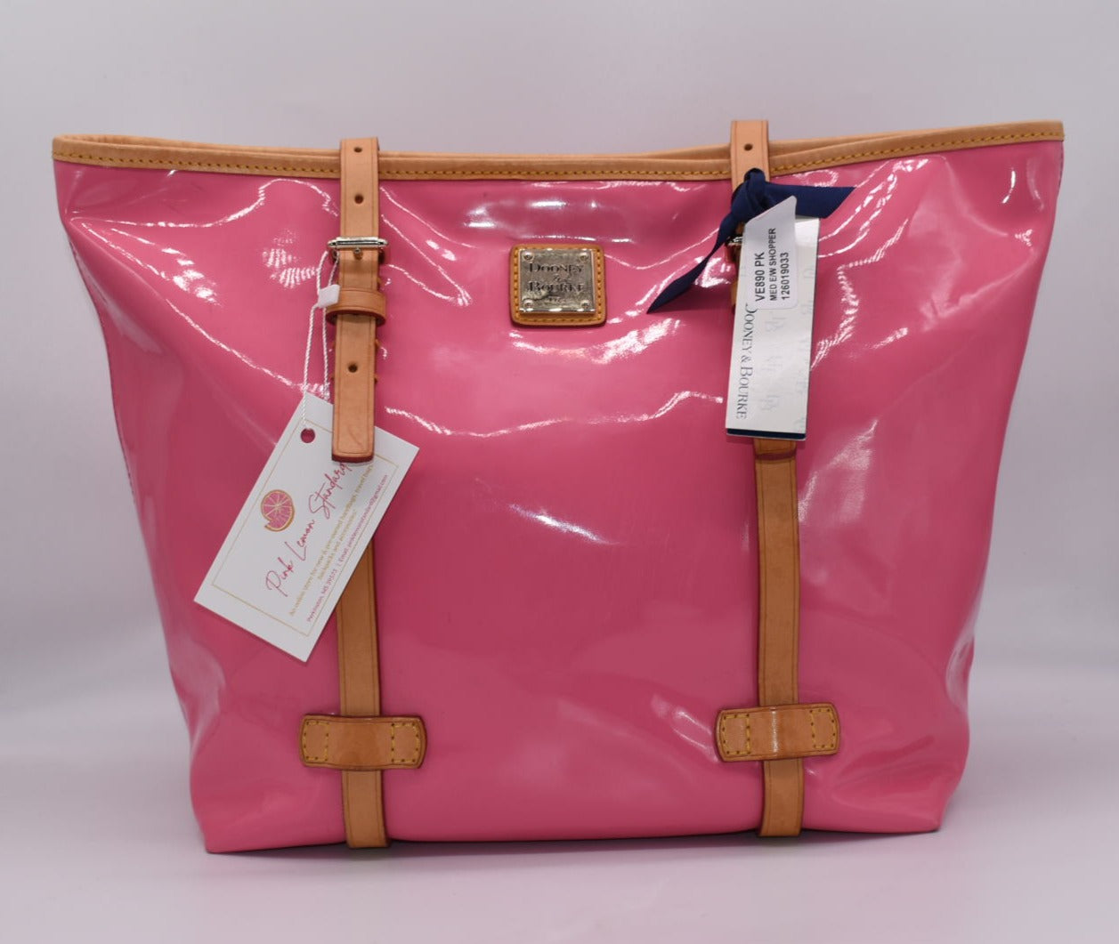 Dooney & Bourke Pink Medium EW Shopper Tote Bag
