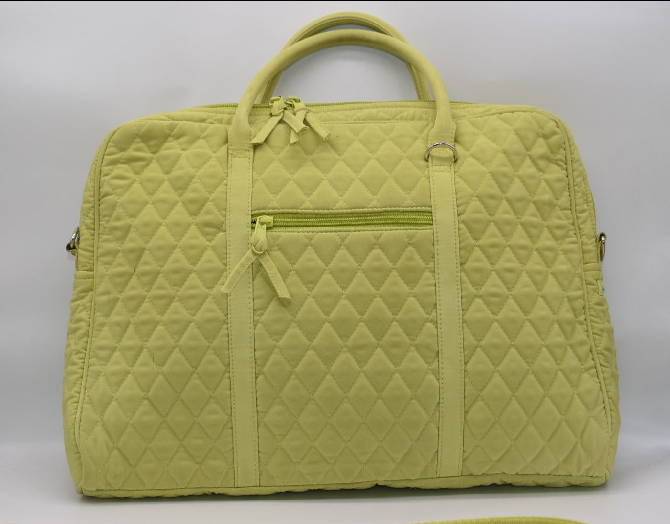 Vera Bradley Laptop Briefcase Bag in Microfiber Key Lime