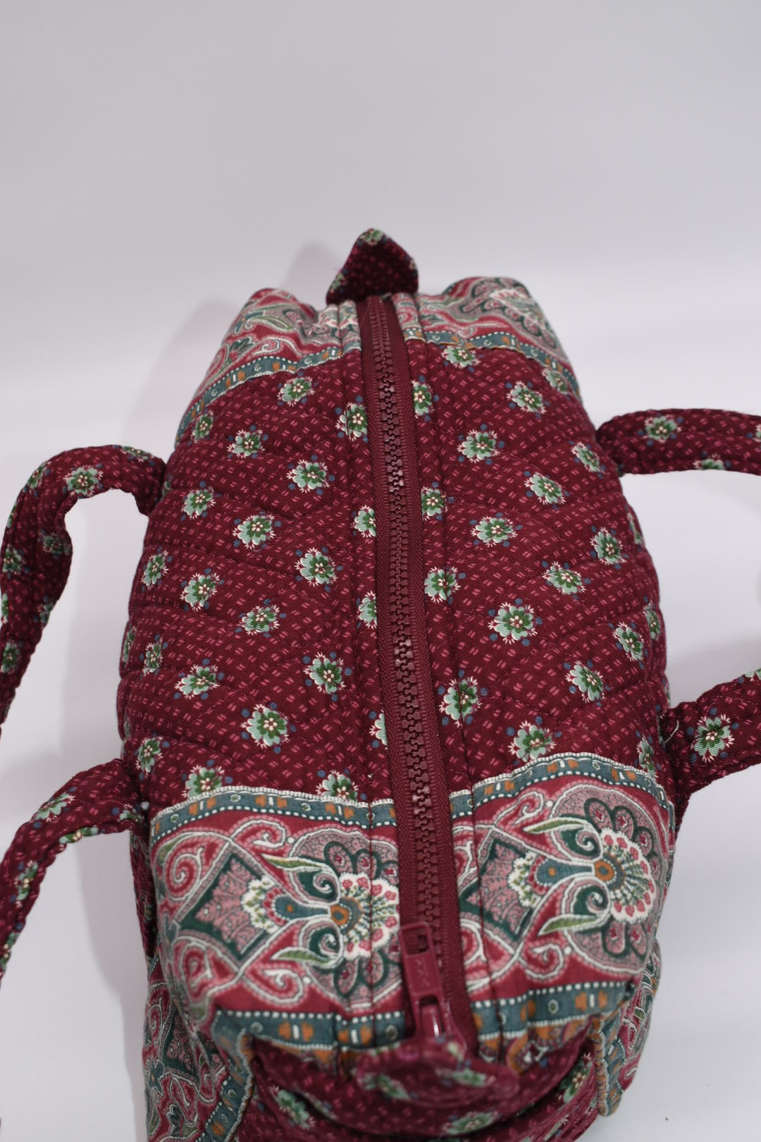 Vintage Vera Bradley Shoulder Bag in "Plum -1987" Pattern