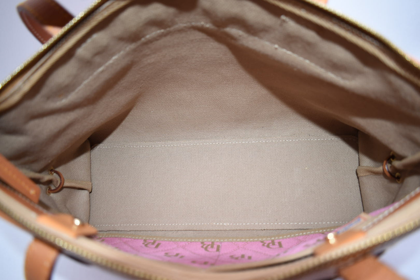 Dooney & Bourke Signature Zip-Top Tassel Tote Bag