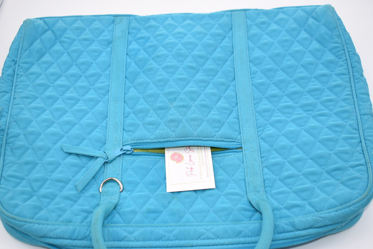 Vera Bradley Laptop Briefcase Bag in Microfiber Blue