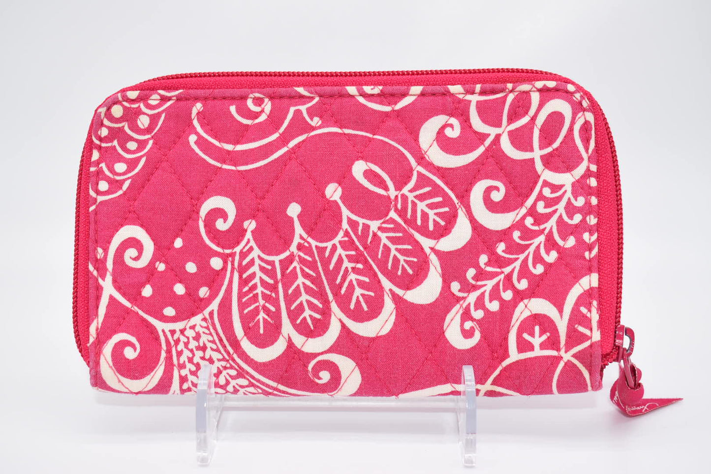 Vera Bradley Zip Around Wallet in "Cupcake Pink" Pattern