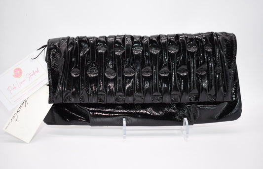 Kenneth Cole Black Leather Clutch Bag