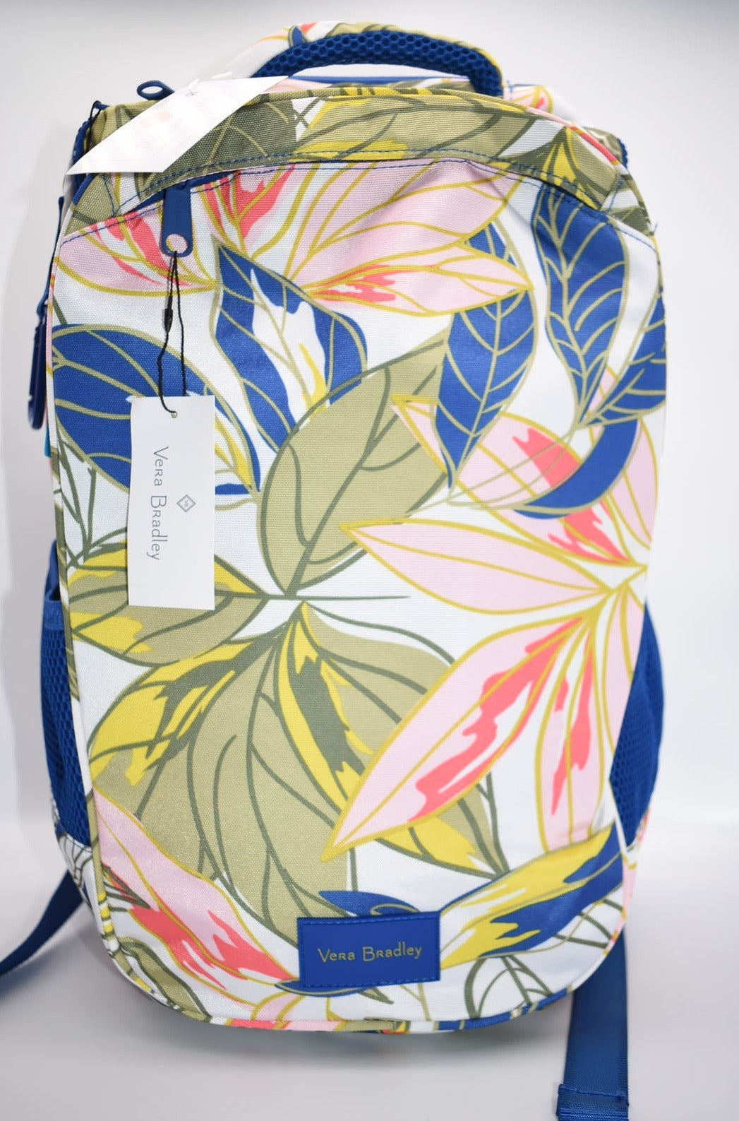 Vera Bradley Reactive Grand Backpack in "Rain Forest Leaves" Pattern