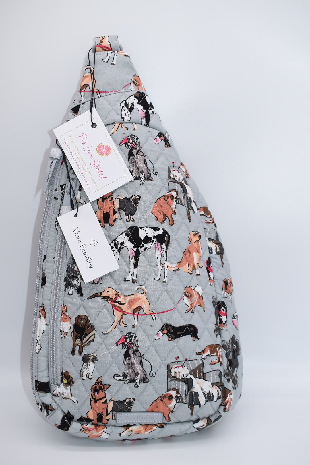 Vera Bradley Essential Sling Backpack in "Dog Show" Pattern