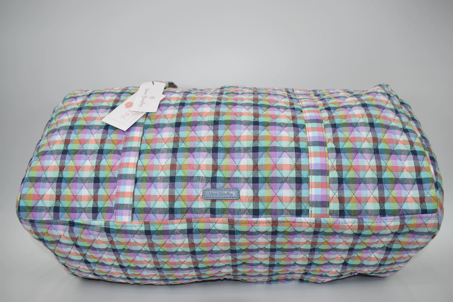 Vera Bradley Large Traveler Duffel Bag in "Gingham Plaid" Pattern