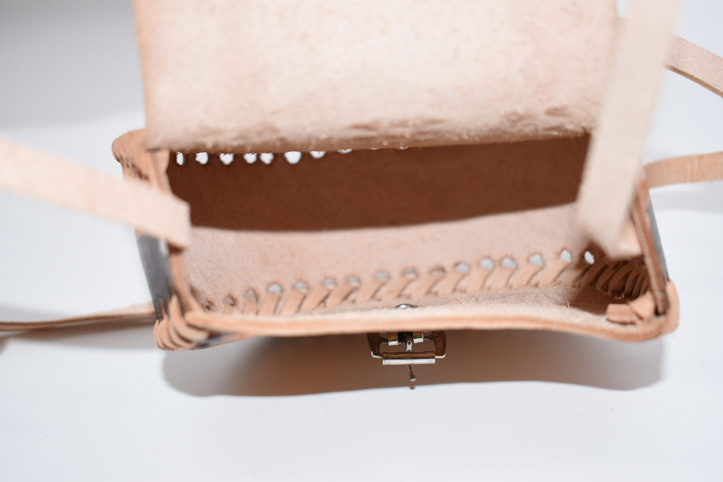 Bolsa De Piel - Leather Mini Shoulder Bag/ Crossbody