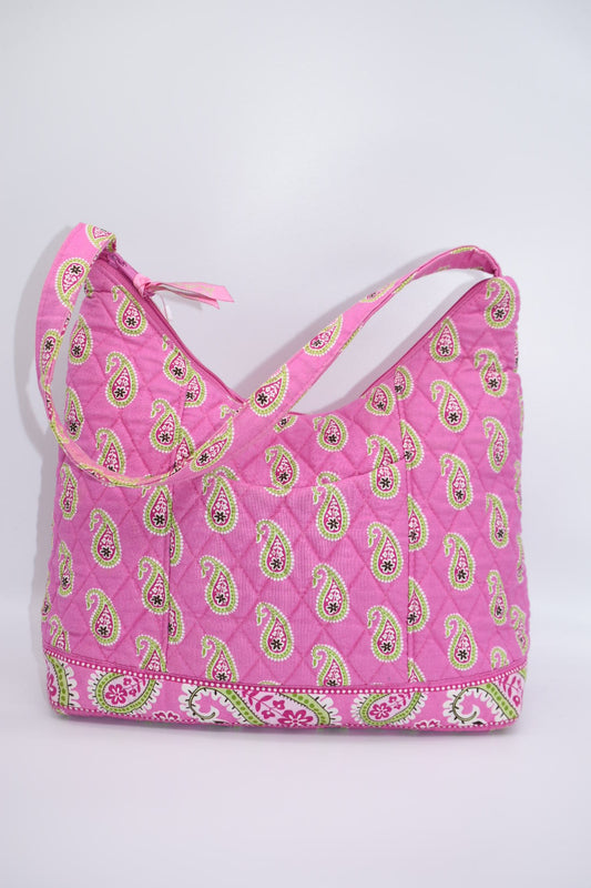 Vera Bradley Shoulder Bag in "Bermuda Pink" Pattern