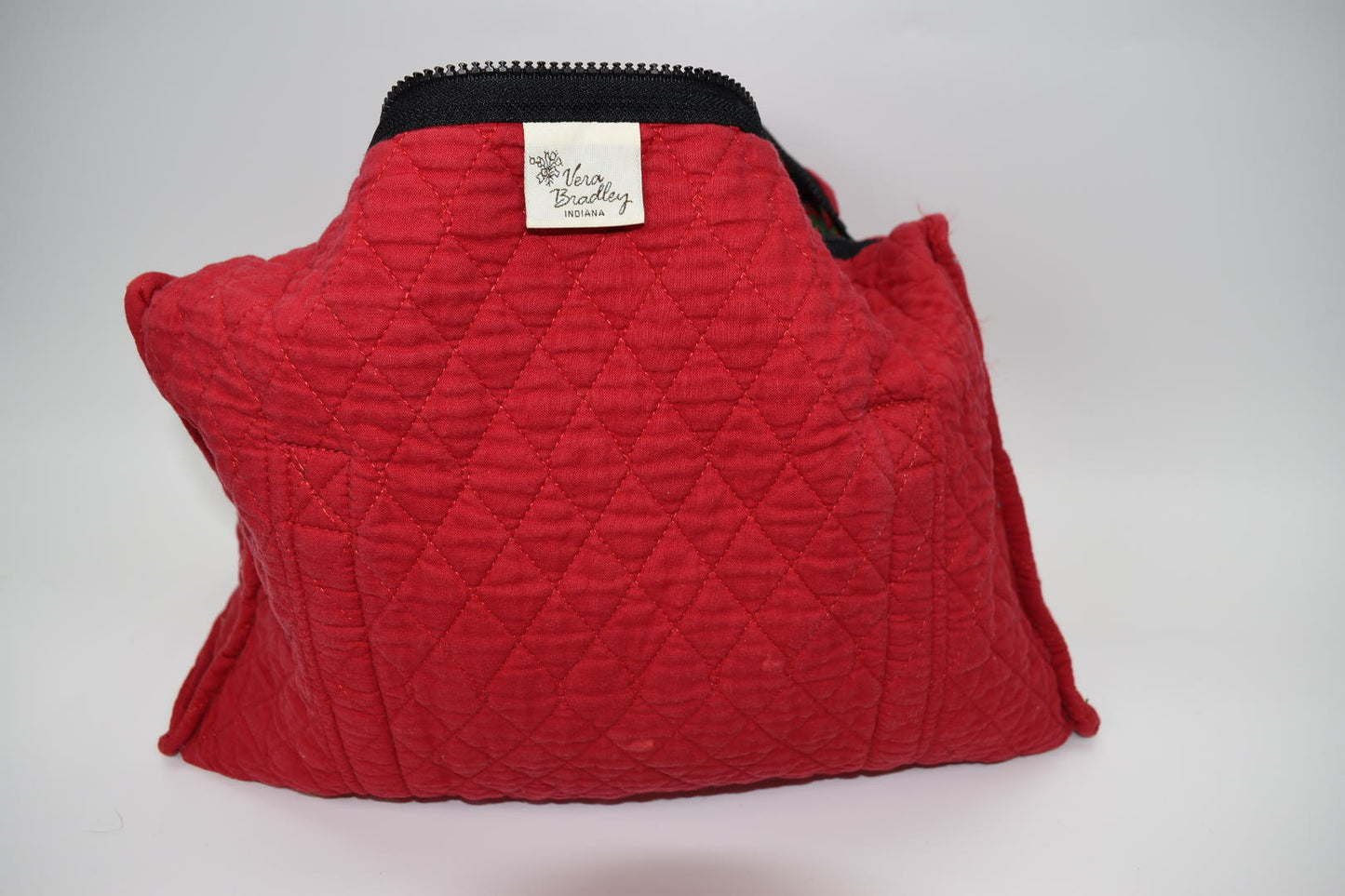 Vintage Vera Bradley Small Duffel Bag in "Noel Coordinate -1993" Pattern
