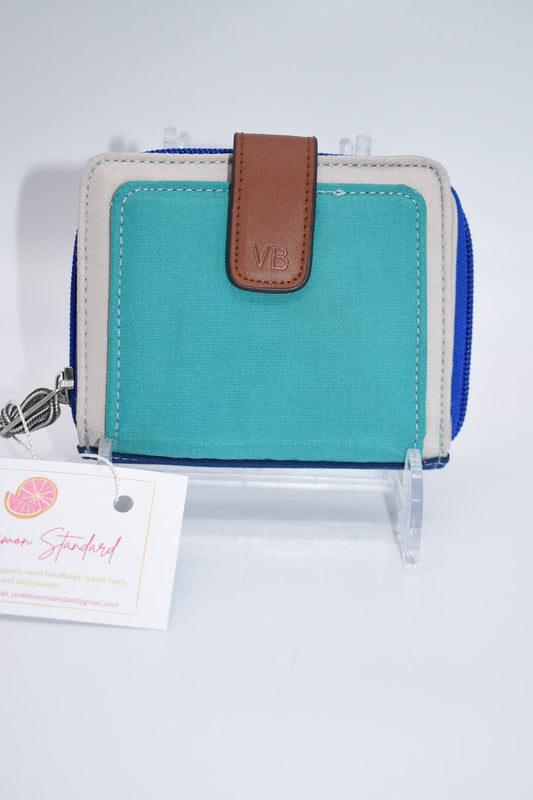 Vera Bradley Lighten Up Pocket Wallet in "Cool Lagoon"