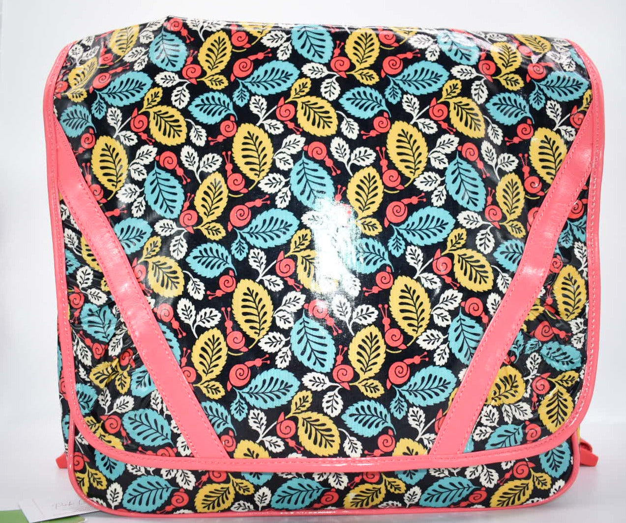 Vera Bradley Frill Messenger Bag in "Happy Snails" Pattern