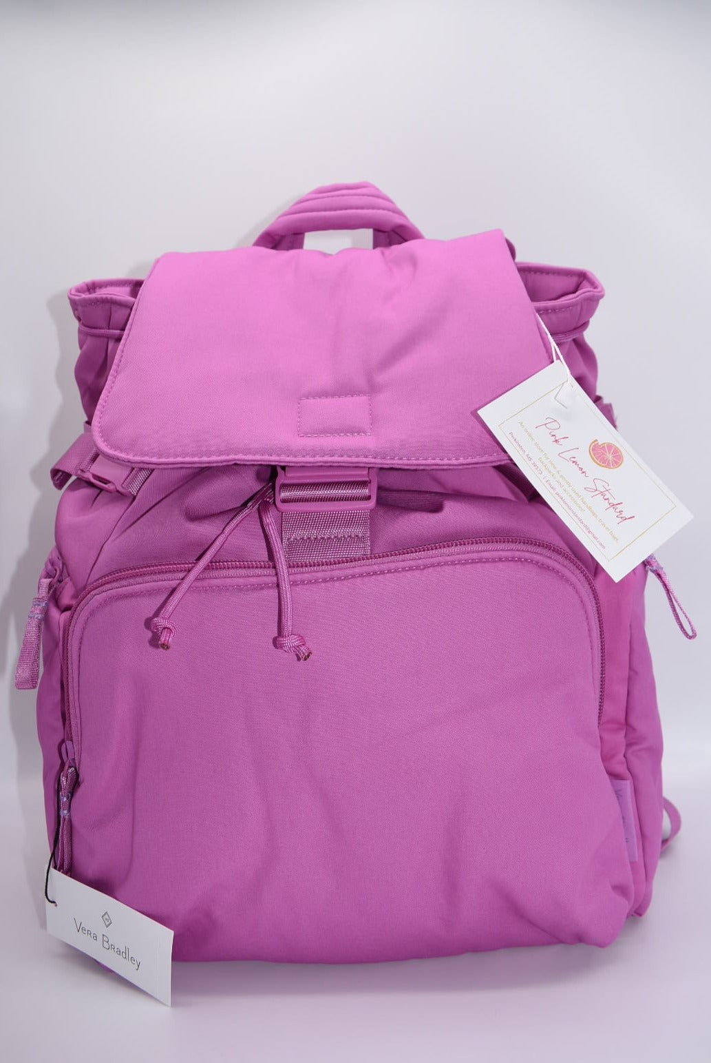 Vera Bradley Utility Backpack in "Rich Orchid" Pattern