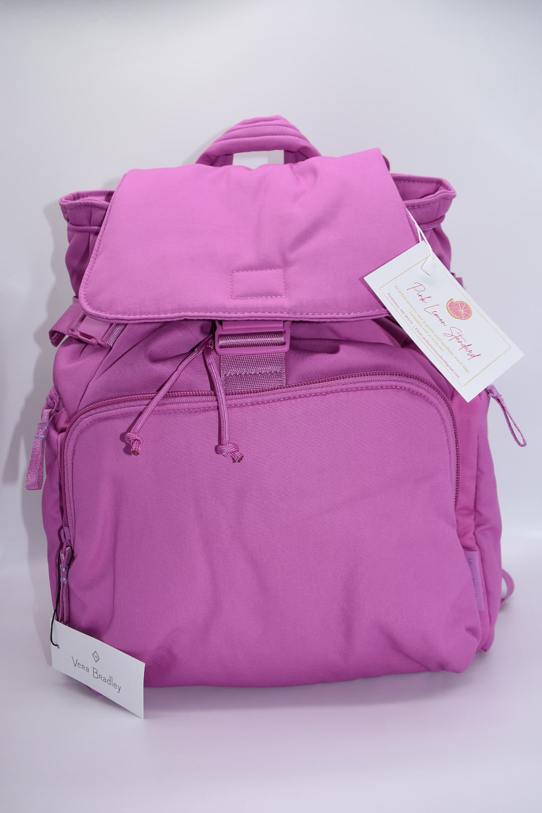 Vera Bradley Utility Backpack in "Rich Orchid" Pattern