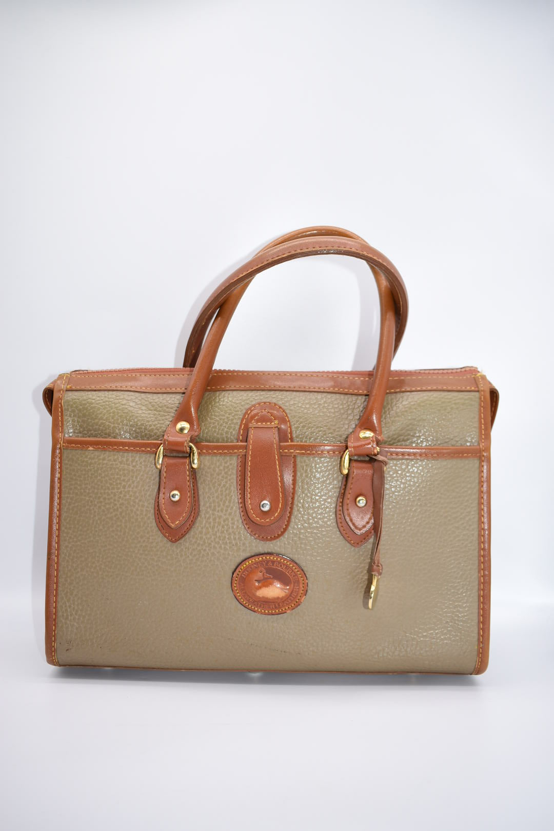Dooney & Bourke Pebbled Leather Satchel Bag