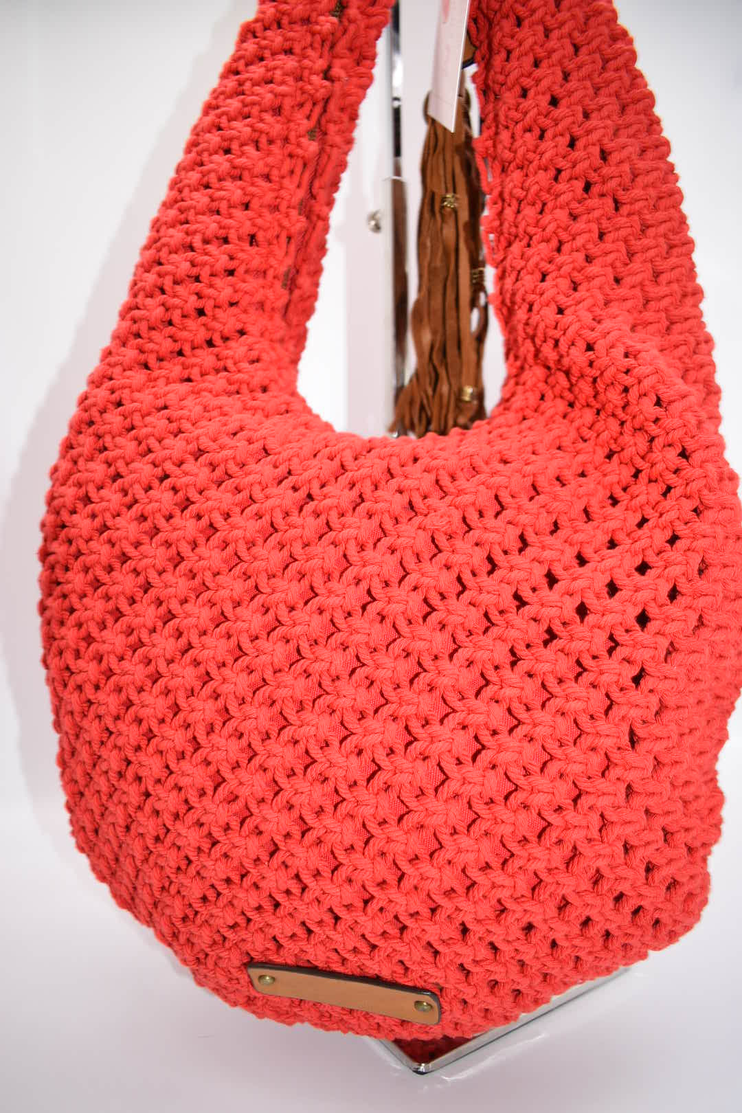 LUCKY Brand Boho Crochet Red Shoulder Bag – Pink Lemon Standard
