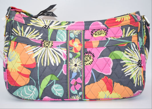 Vera Bradley Cassidy Shoulder Bag in "Jazzy Blooms" Pattern