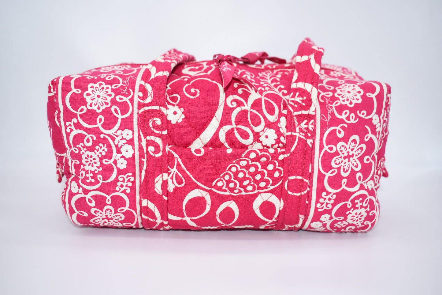 Vera Bradley 100 Handbag/ Shoulder Bag in "Twirly Birds-Pink"