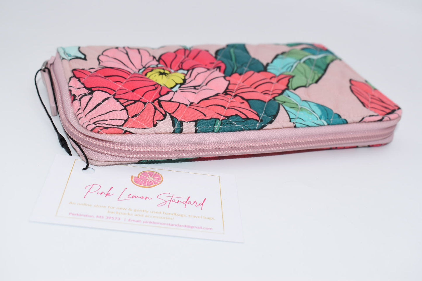 Vera Bradley Accordion Wallet in "Vintage Floral" Pattern