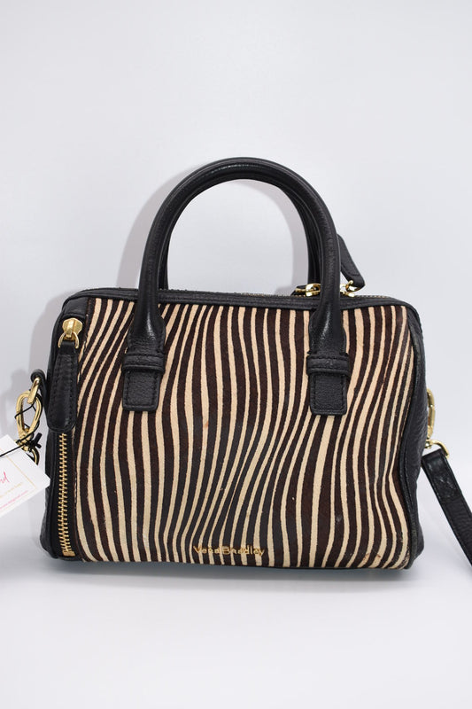 Vera Bradley "Uptown Stripes" Mini Marlo Satchel Bag