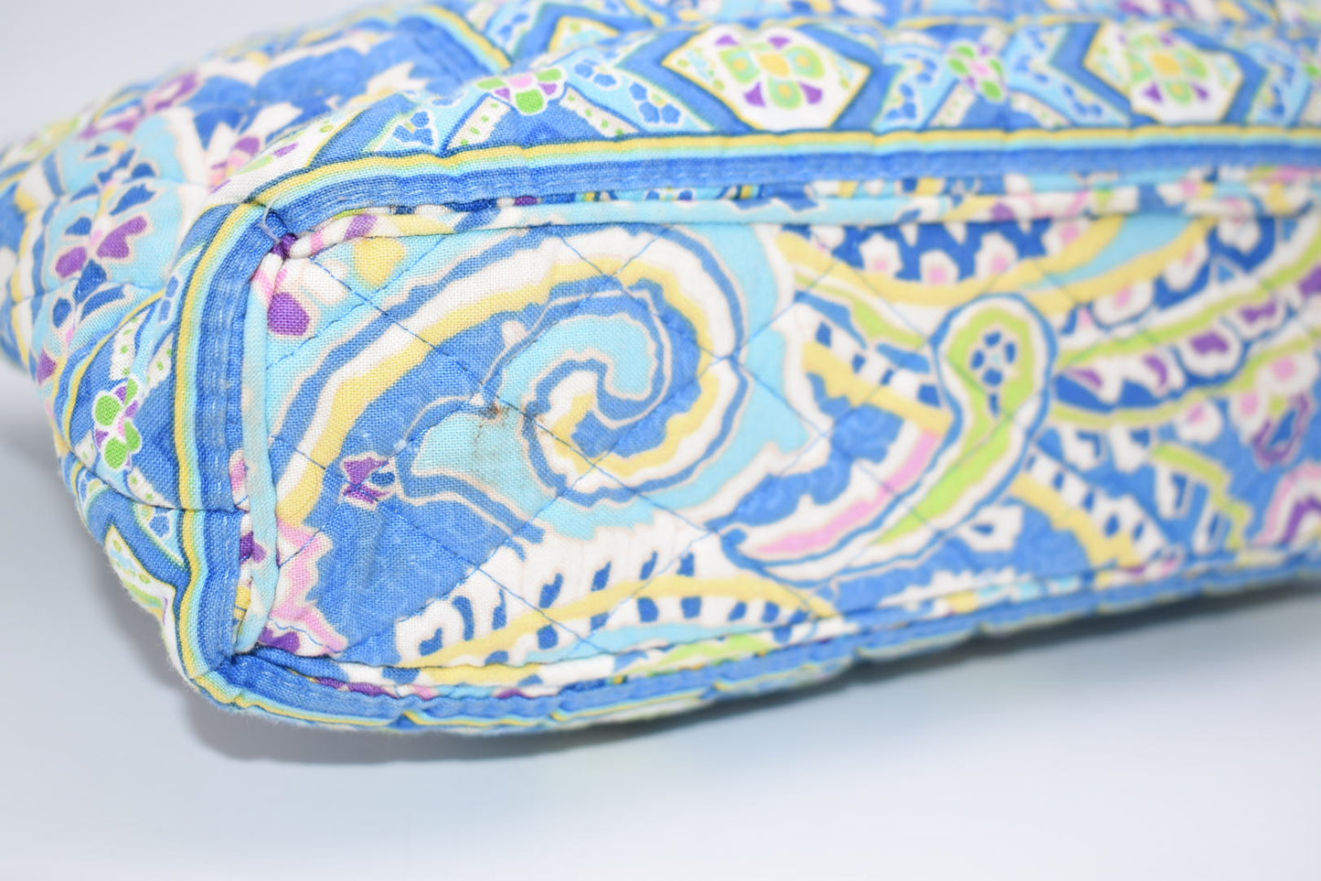 Vera Bradley Tic Tac Tote Bag in "Capri Blue" Pattern