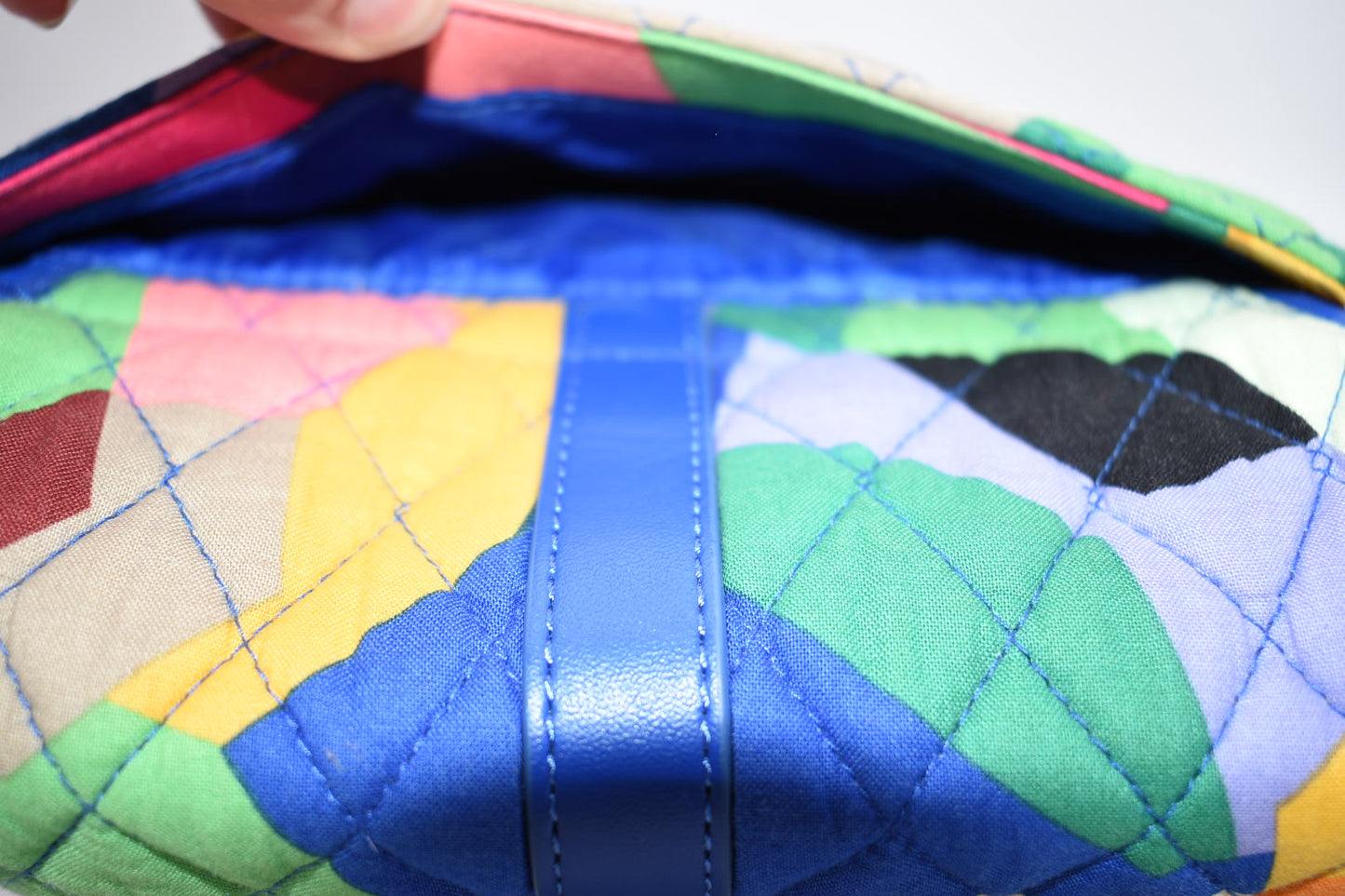 Vera Bradley Slim Saddle Bag in "Pop Art" Pattern