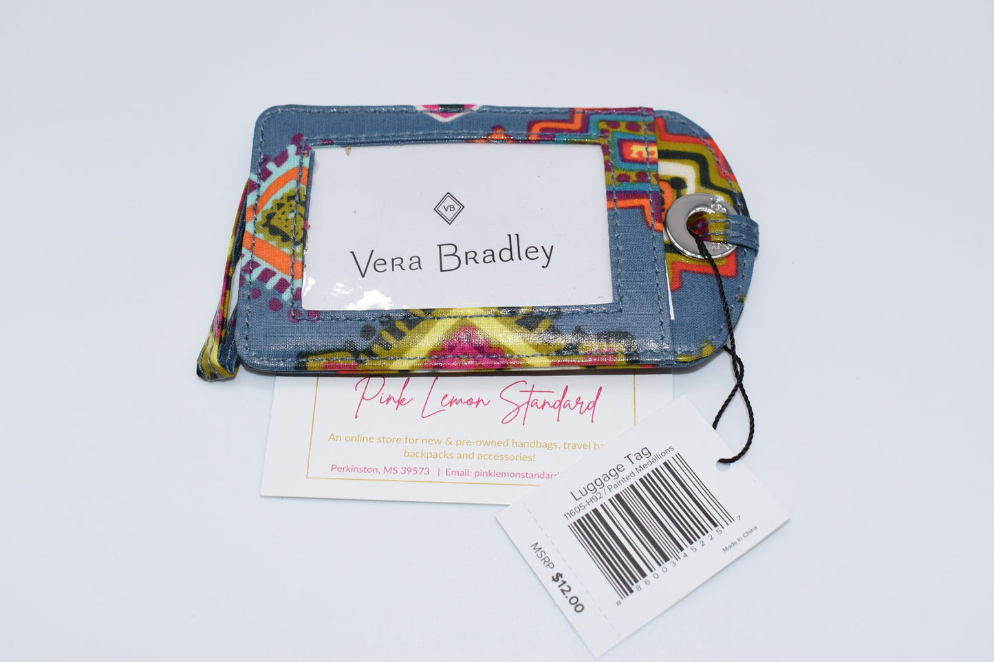 Vera Bradley ID Luggage Tag in "Painted Medallions" Pattern