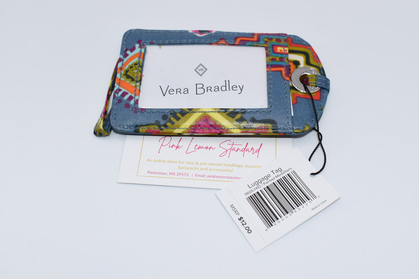 Vera Bradley ID Luggage Tag in "Painted Medallions" Pattern