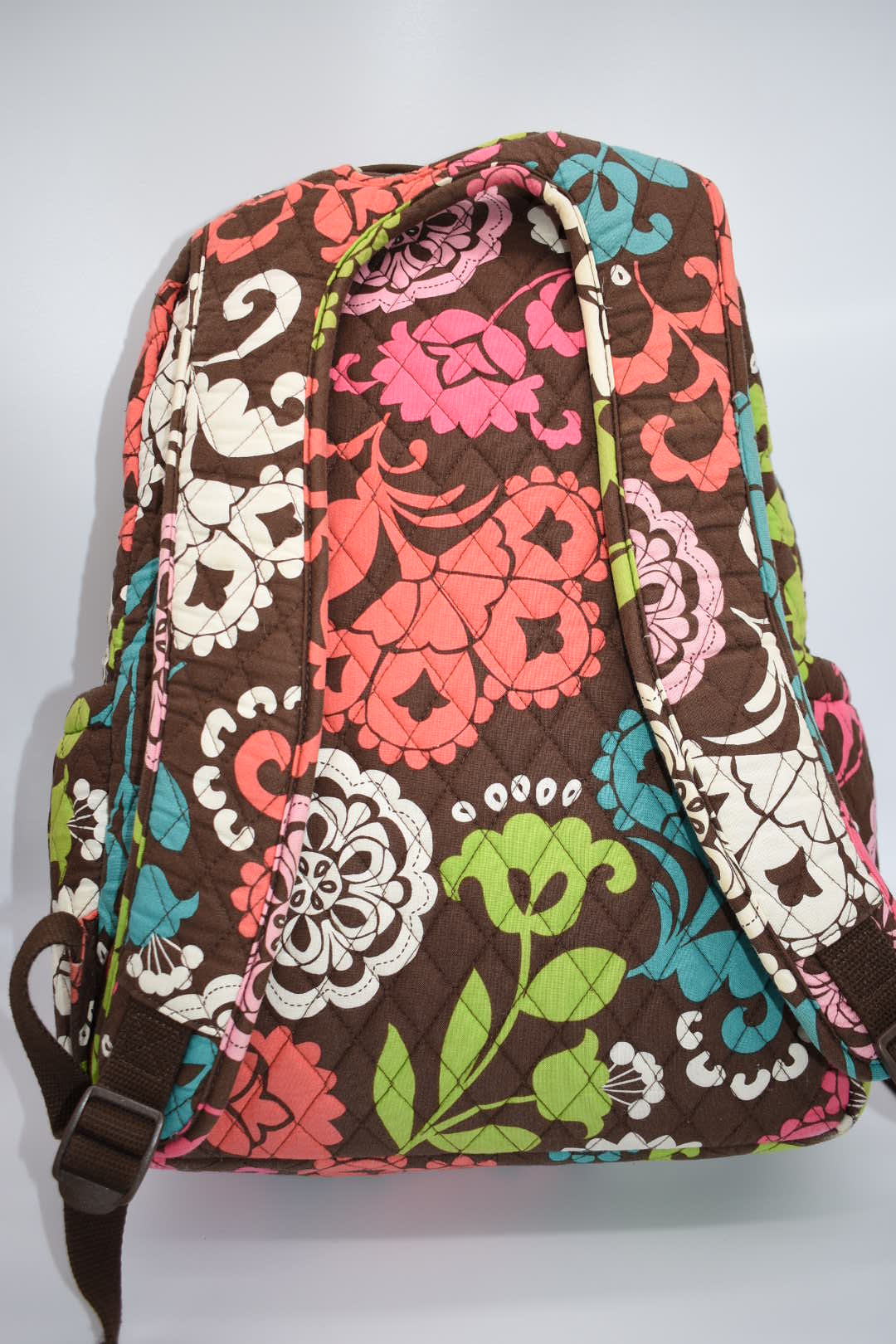 Vera Bradley Backpack Baby Bag in Lola Pattern – Pink Lemon Standard
