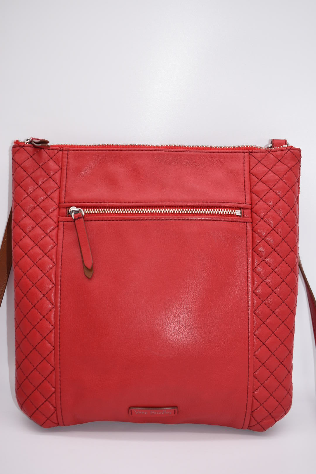 Vera Bradley Carryall Hipster Crossbody Bag in "Cardinal Red" Pattern