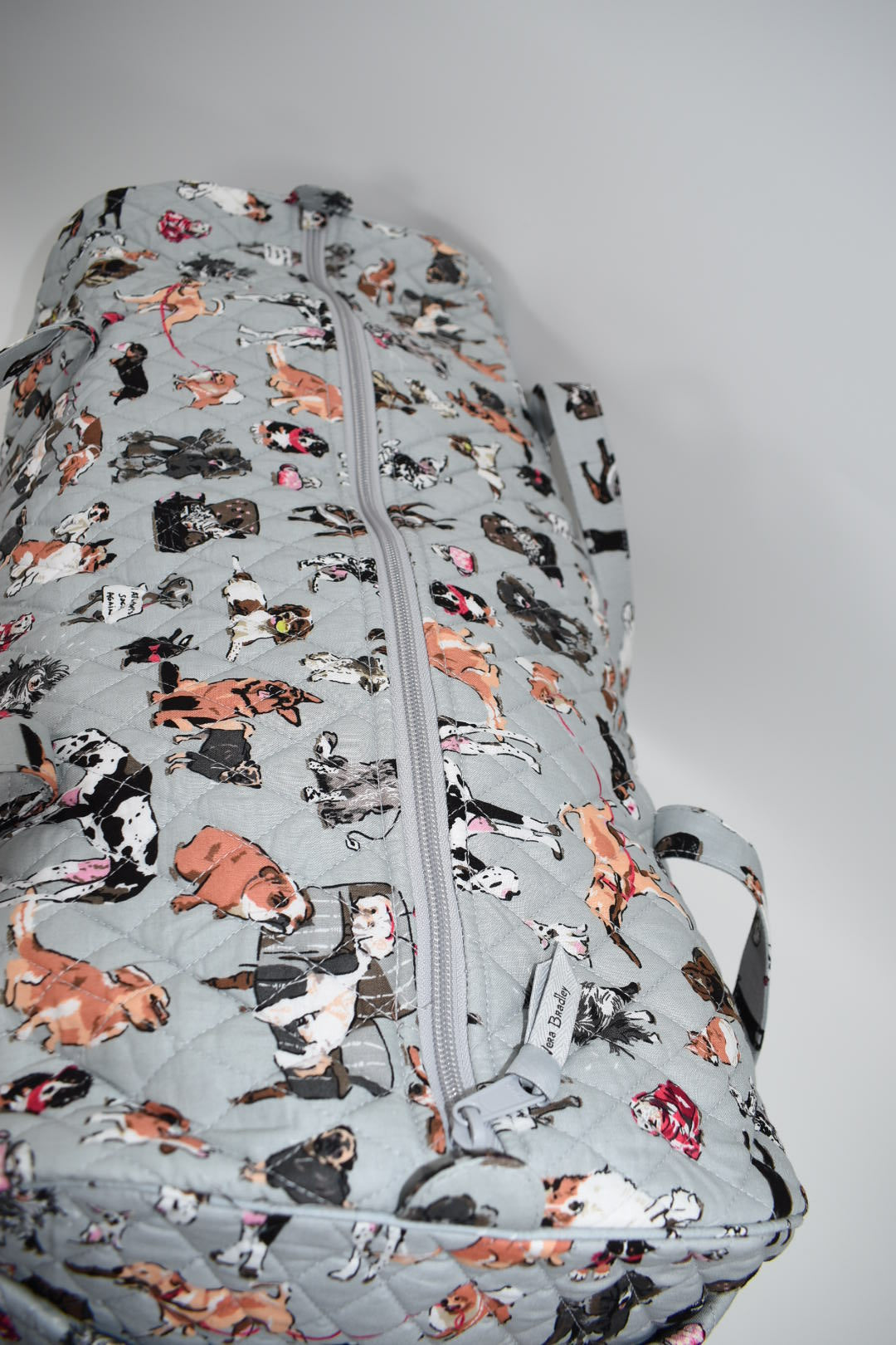 Vera Bradley Large Traveler Duffel Bag in "Dog Show" Pattern