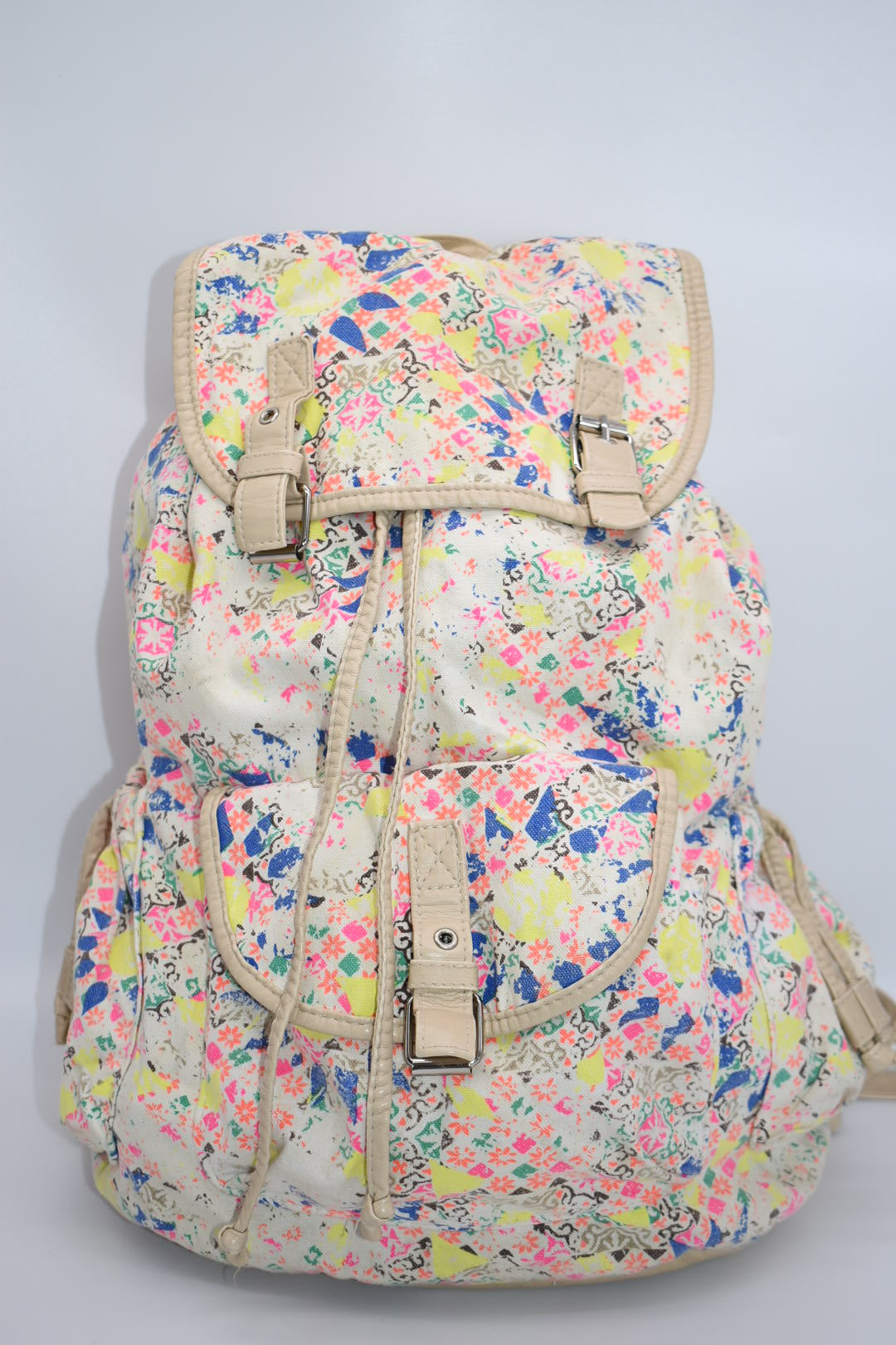 Claire's Drawstring Backpack – Pink Lemon Standard